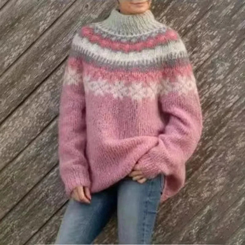 Nadia Fair Isle Crew Neck Sweater