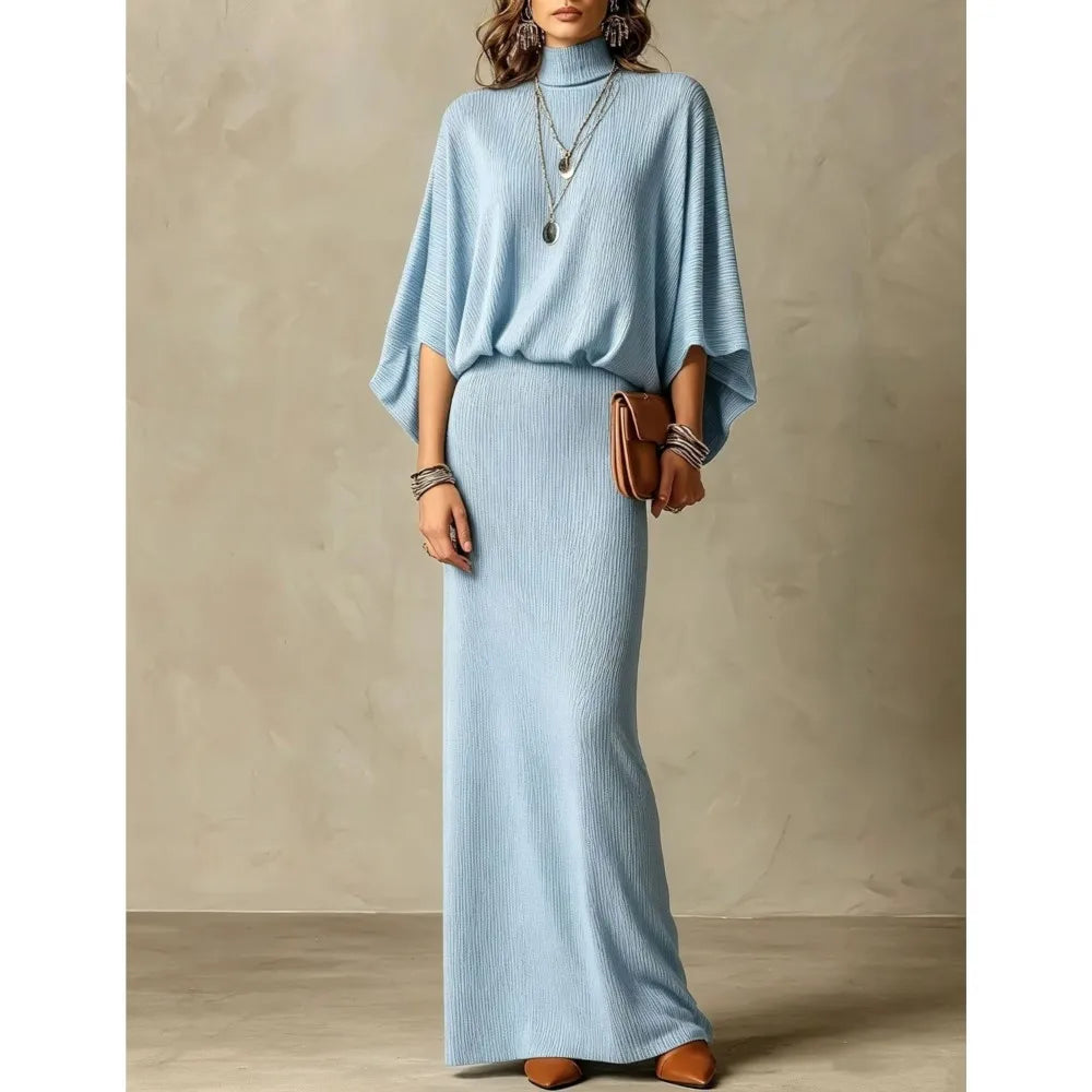 Ines Ribbed Knit Skirt Set