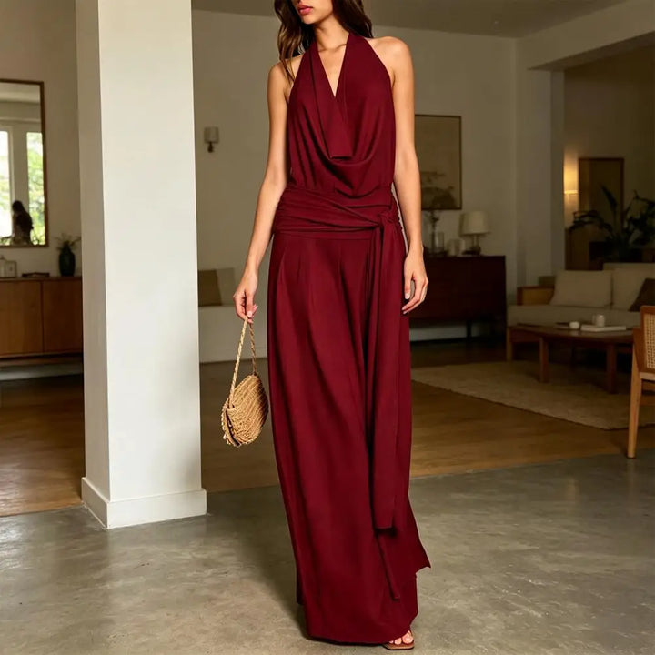 Octavia Elegant Wide Leg Jumpsuit
