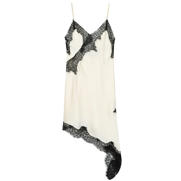 Nola Lace Asymmetrical Midi Dress