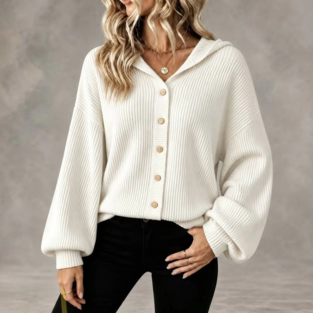 Blair Button Front Hooded Cardigan