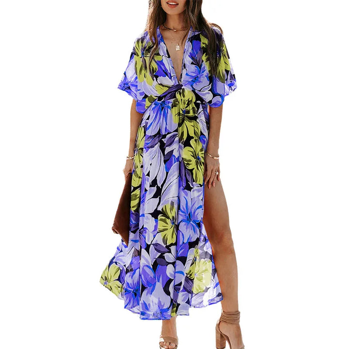 Rewona Floral Maxi Wedding Guest Dress