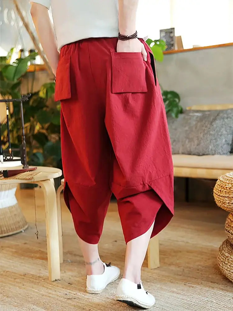 Dominic Linen Harem Trousers