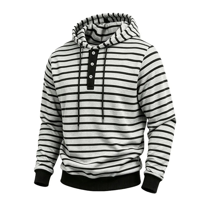 Sterling Button Placket Hoodie