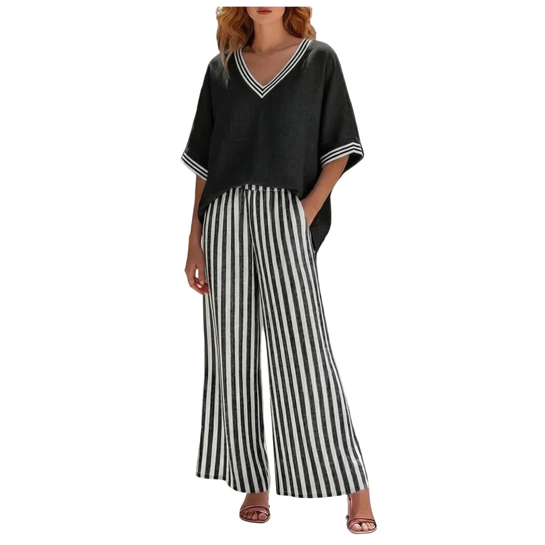 Marissa Striped Two Piece Set