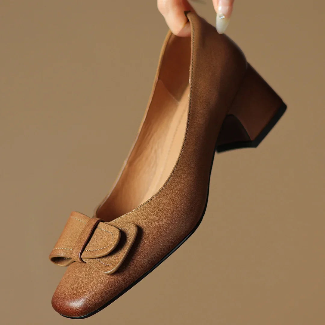 Aubrey Block Heel Pumps