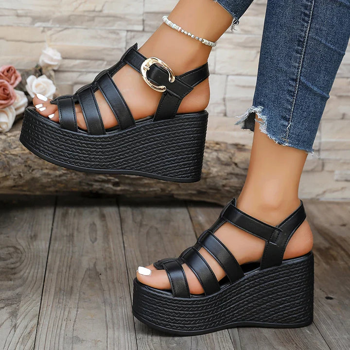 Arabella Gladiator Platform Sandals