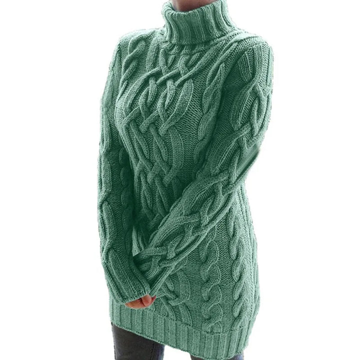 Halden Cable Knit Sweater Dress