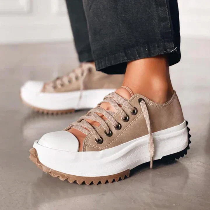Josie Platform Canvas Sneakers