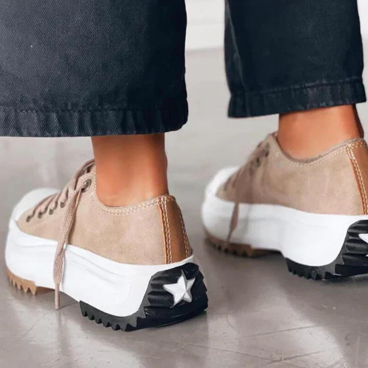 Josie Platform Canvas Sneakers