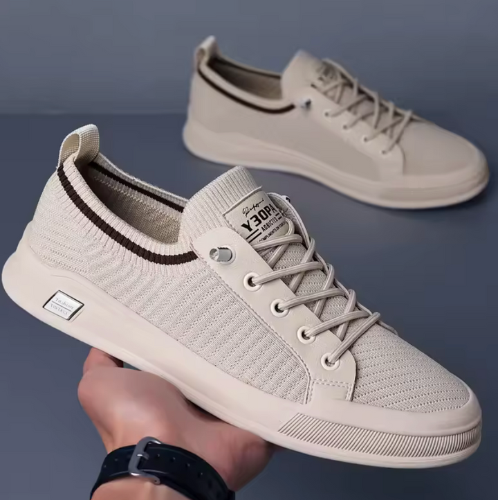 Wayden Breathable Knit Lace Up Sneakers
