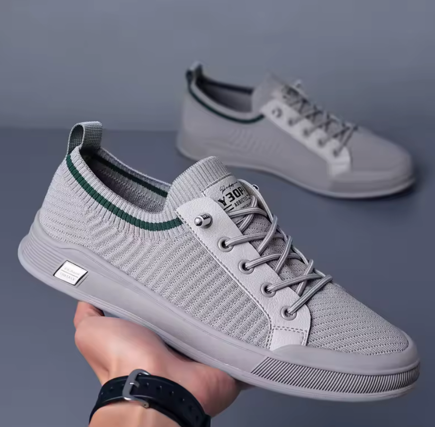 Wayden Breathable Knit Lace Up Sneakers