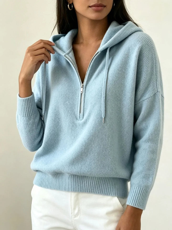 Sloane Ribbed Hood Sweater