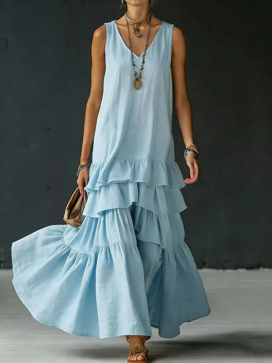 Dakota Tiered Ruffle Maxi Dress