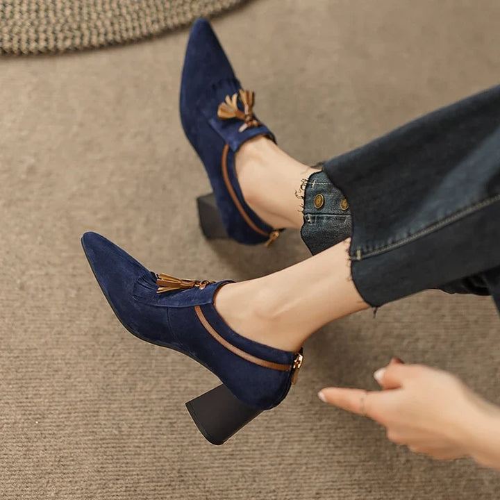 Amabel Fringe Tassel Pumps