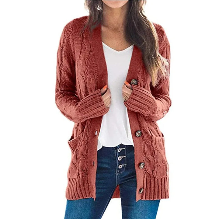 Briony Cable Knit Cardigan