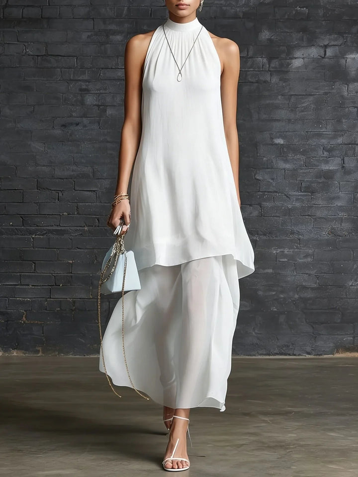 Soriana Elegant Layered Chiffon Wedding Guest Dress