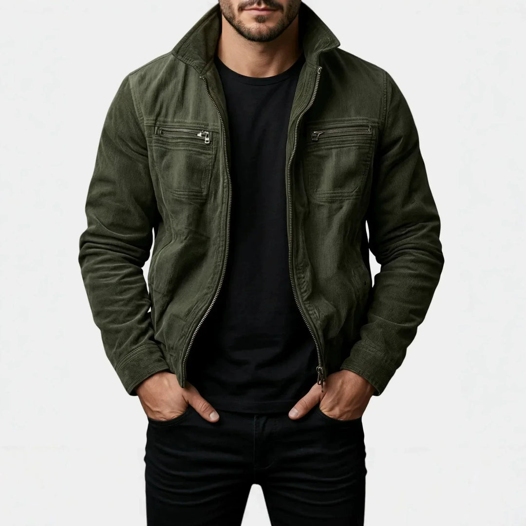 Nathaniel Corduroy Moto Jacket