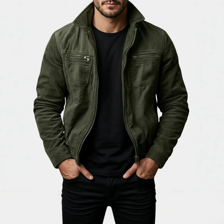 Nathaniel Corduroy Moto Jacket
