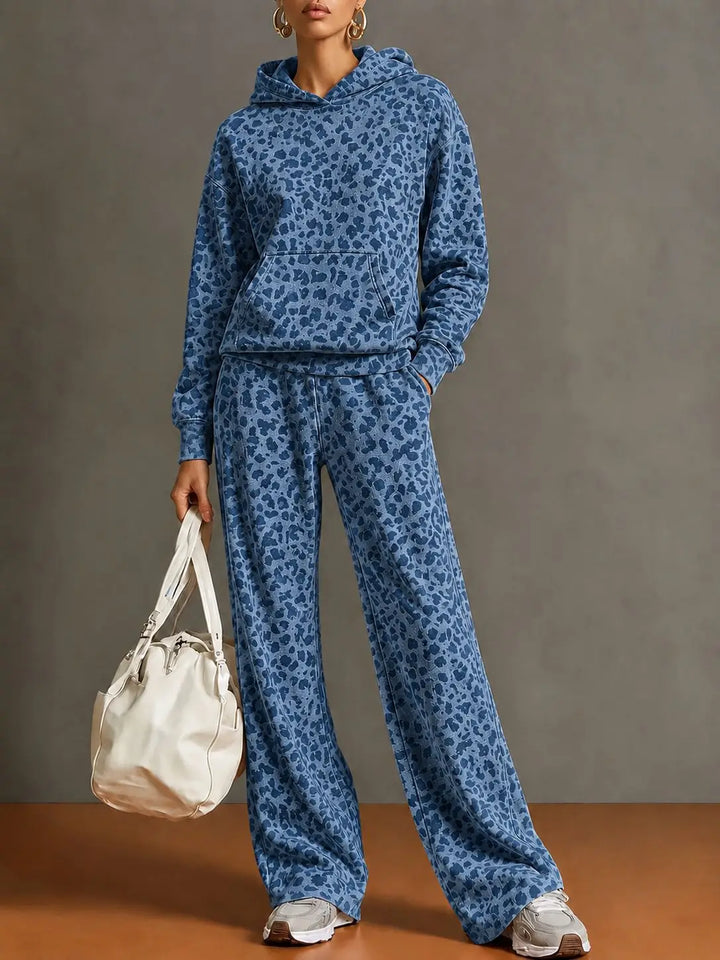 Marlowe Leopard Print Sweatsuit