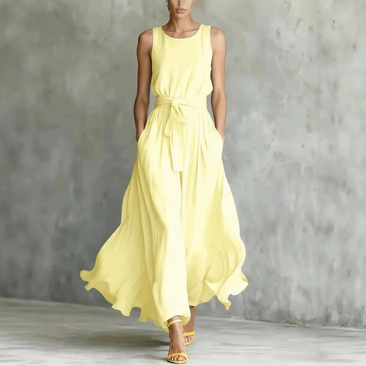 Lola Elegant Pocket Maxi Dress