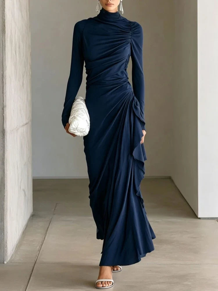 Solena Ruffle Wrap Maxi Dress