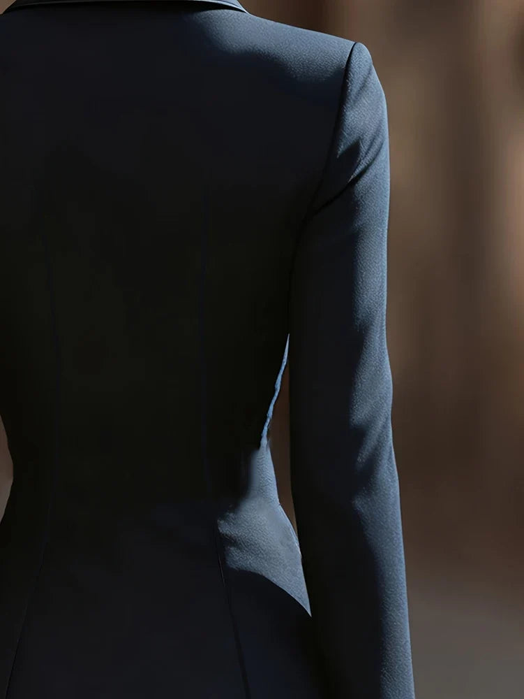 Myra Elegant Blazer Midi Dress