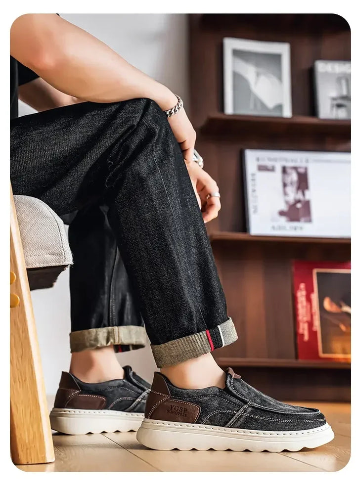 Wyatt Orthopedic Canvas Slip-On Loafers