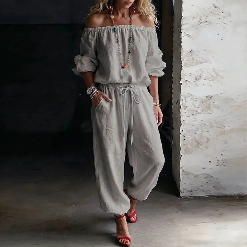Eloise Off Shoulder Jumpsuit
