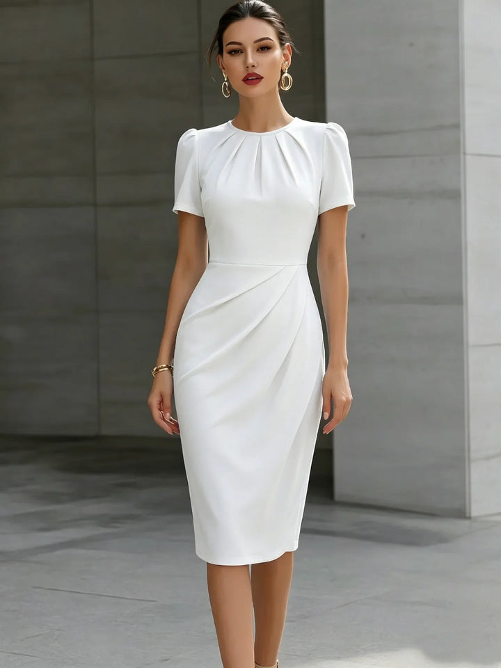 Solmira Waist Cinched Midi Dress