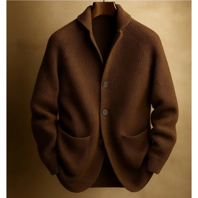 Marsimo Ribbed Knit Blazer Cardigan