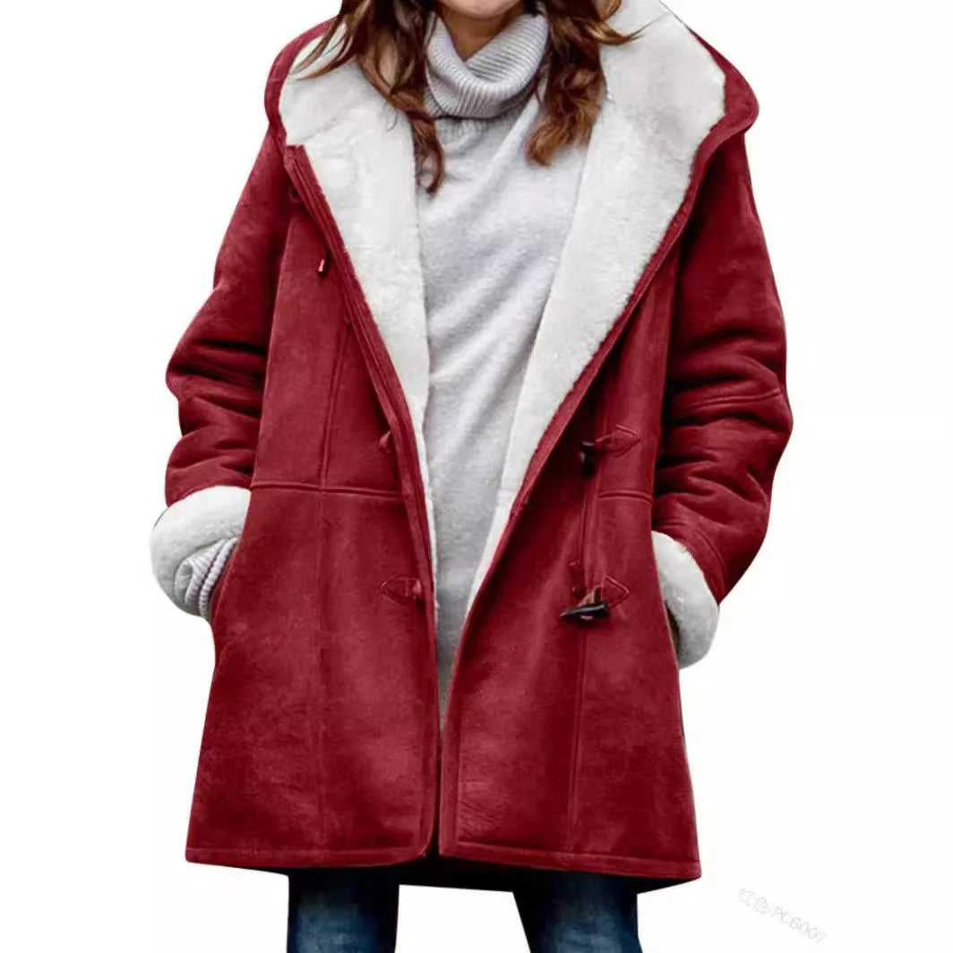 Wynter Toggle Duffle Shearling Coat