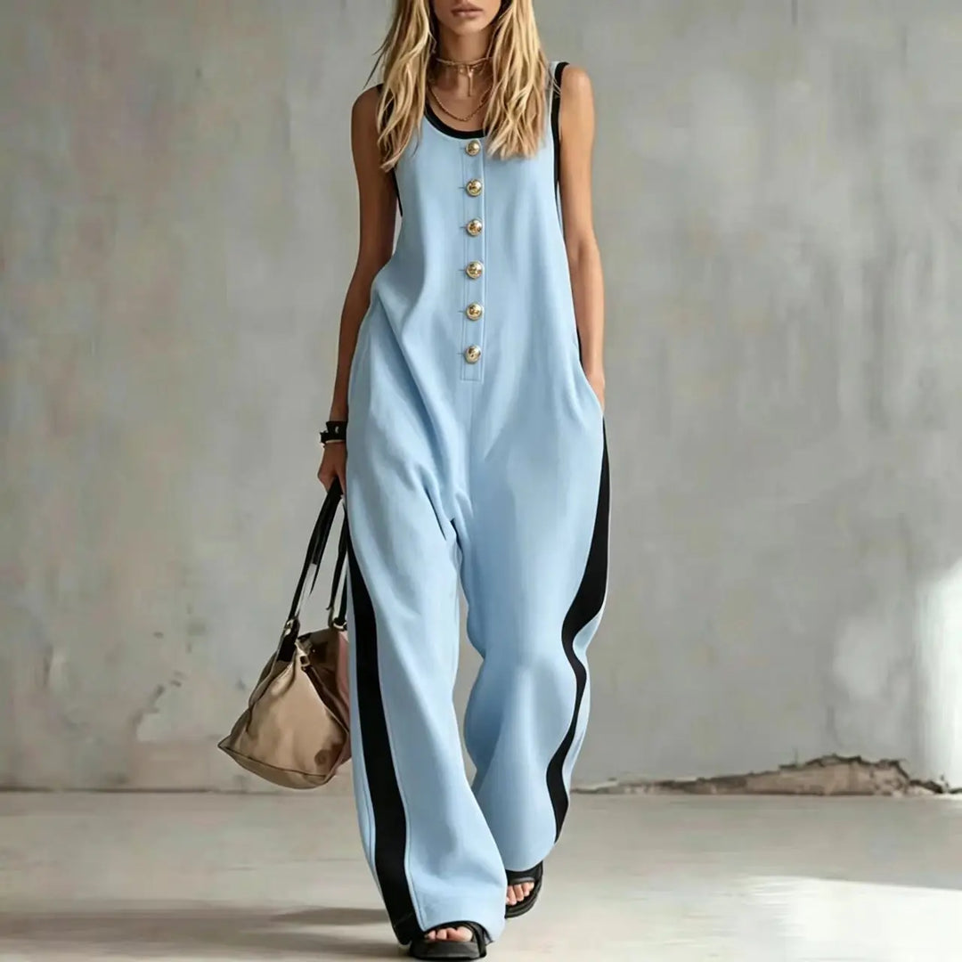 Caselle Sophisticated Wide Leg Jumpsuit