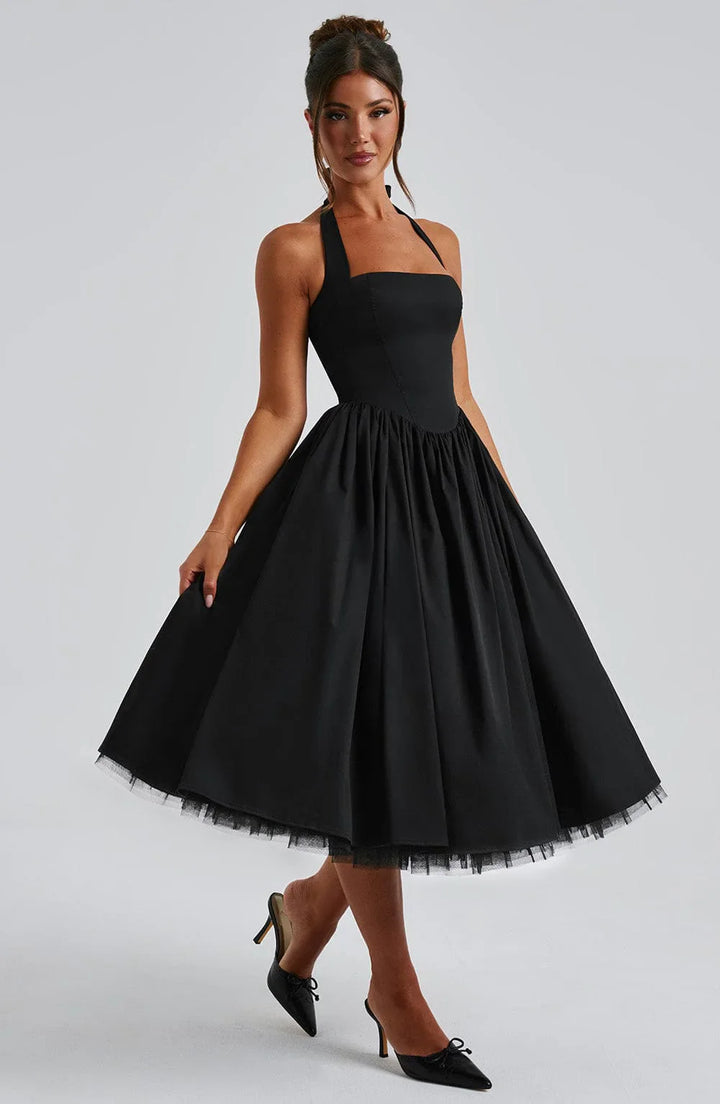 Danica Halter A Line Baby Doll Dress