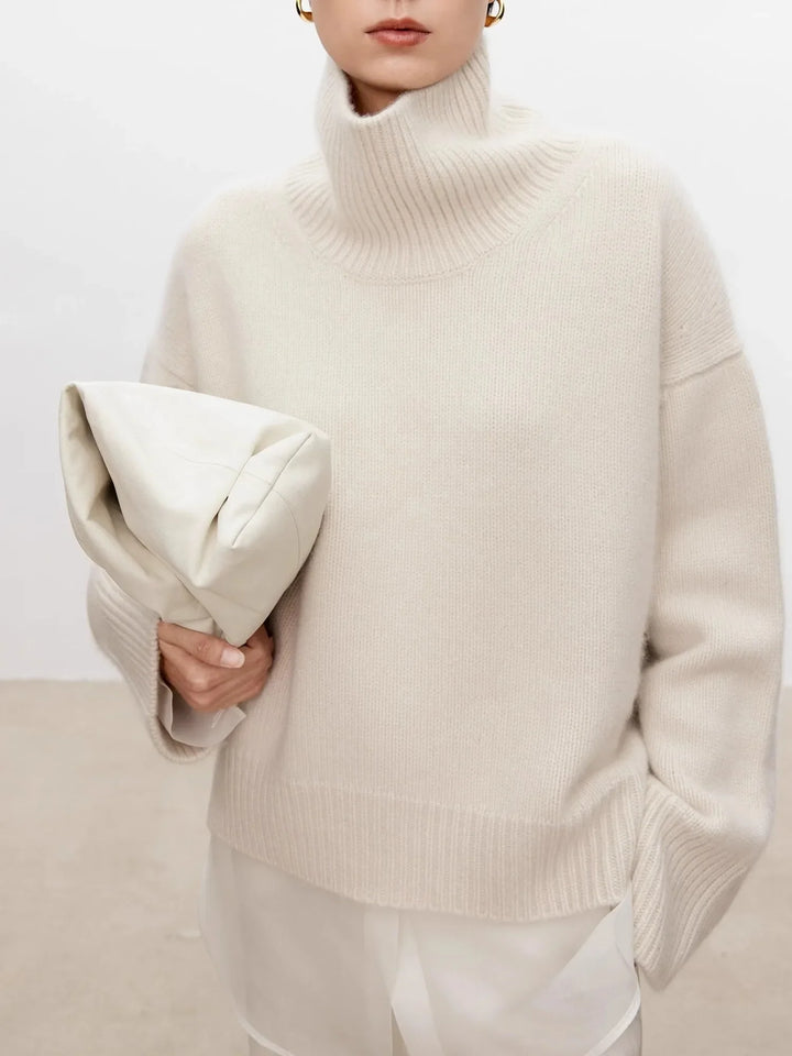 Halcyon Turtleneck Cashmere Pullover