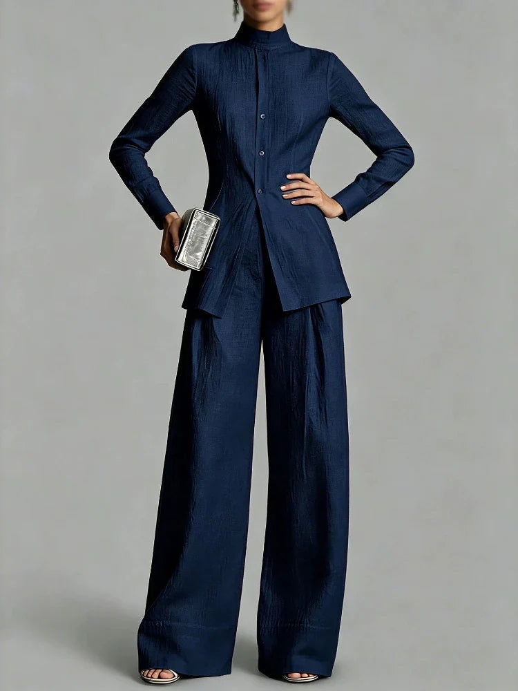 Miravel Peplum Two-Piece Set