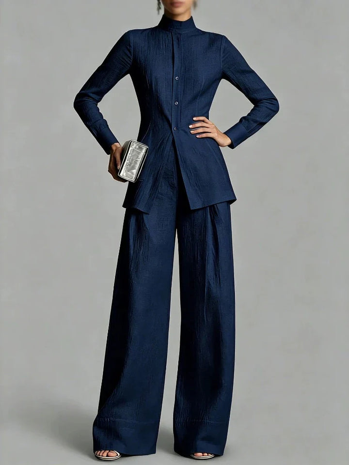 Miravel Peplum Two-Piece Set