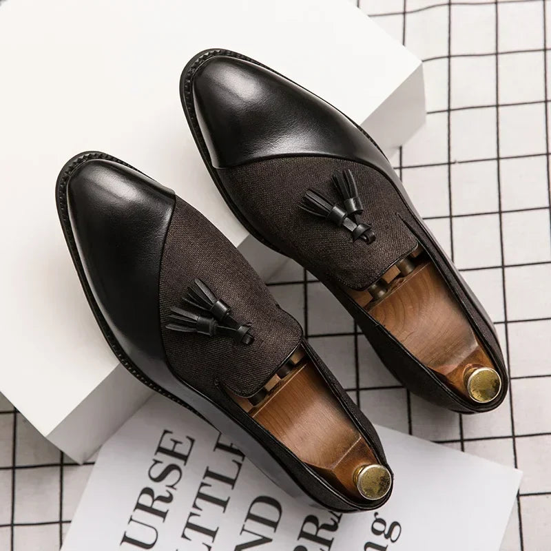 Mason Tassel Leather Loafers