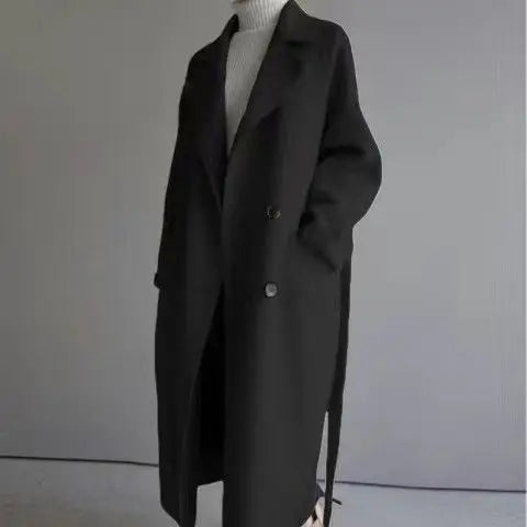 Larkspur Belted Wool Coat