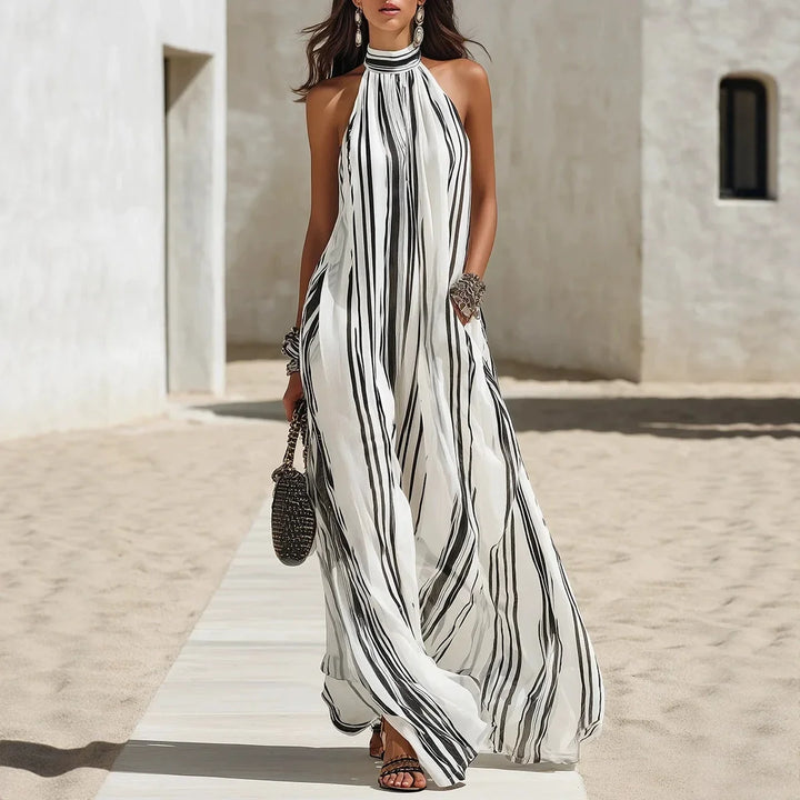 Lexie Striped Pocket Maxi Dress