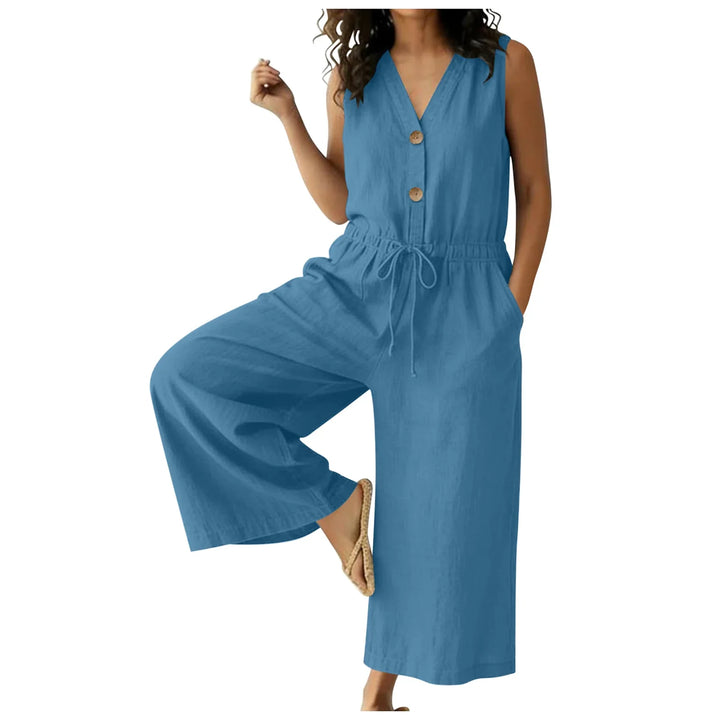 Zosia Chic Front Tie Jumpsuit
