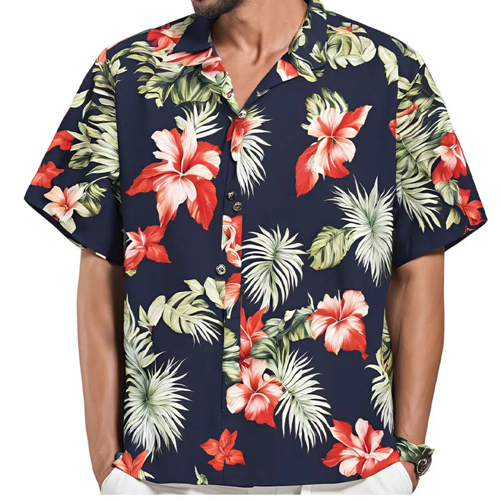 Onslo Relaxed Hawaiian Floral Summer Shirt