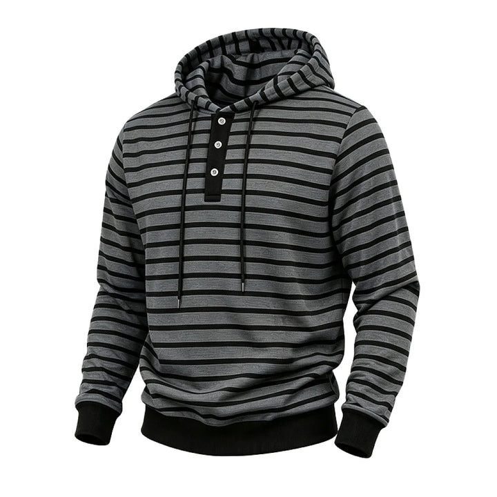 Sterling Button Placket Hoodie