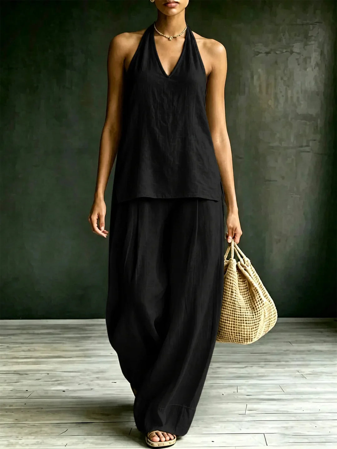 Molly Relaxed Wide Leg Jumpsuit