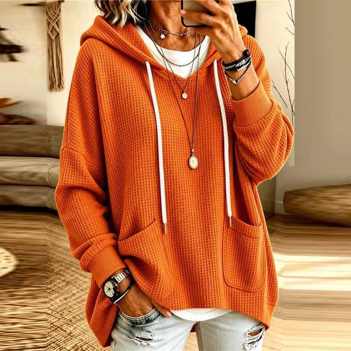 Sadona Waffle Pullover Hoodie