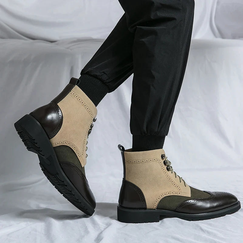 Holden Wingtip Ankle Boots