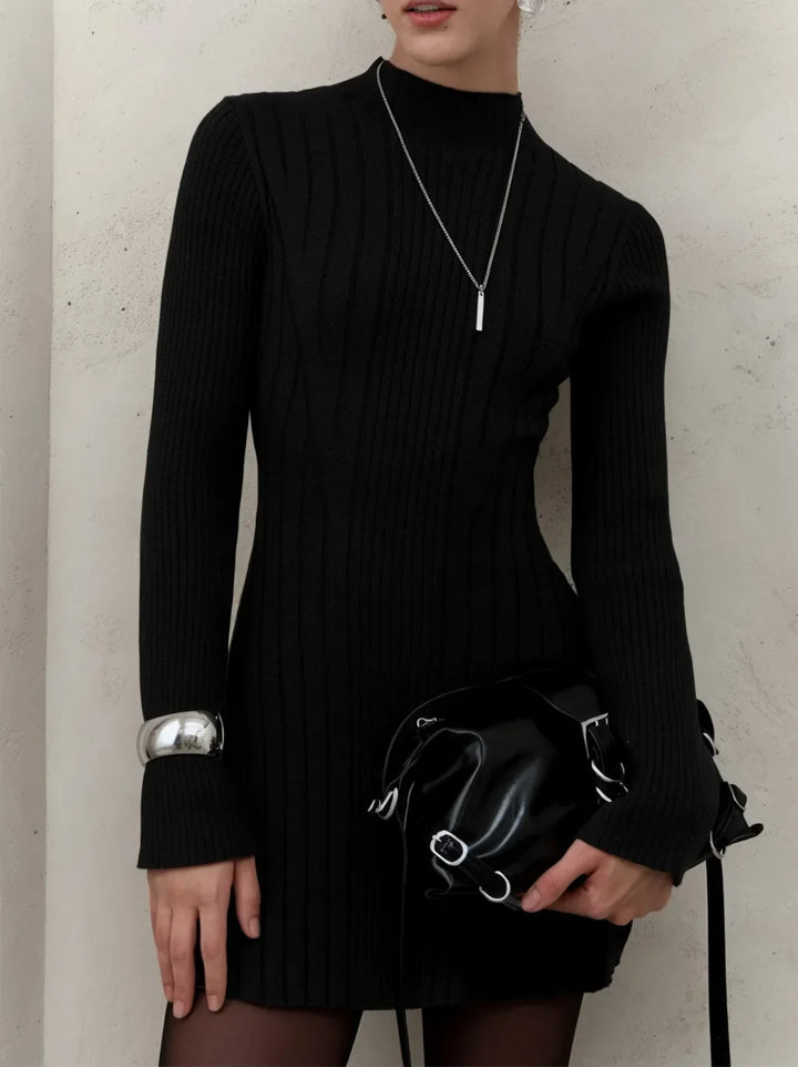 Marisela Mock Neck Sweater Dress
