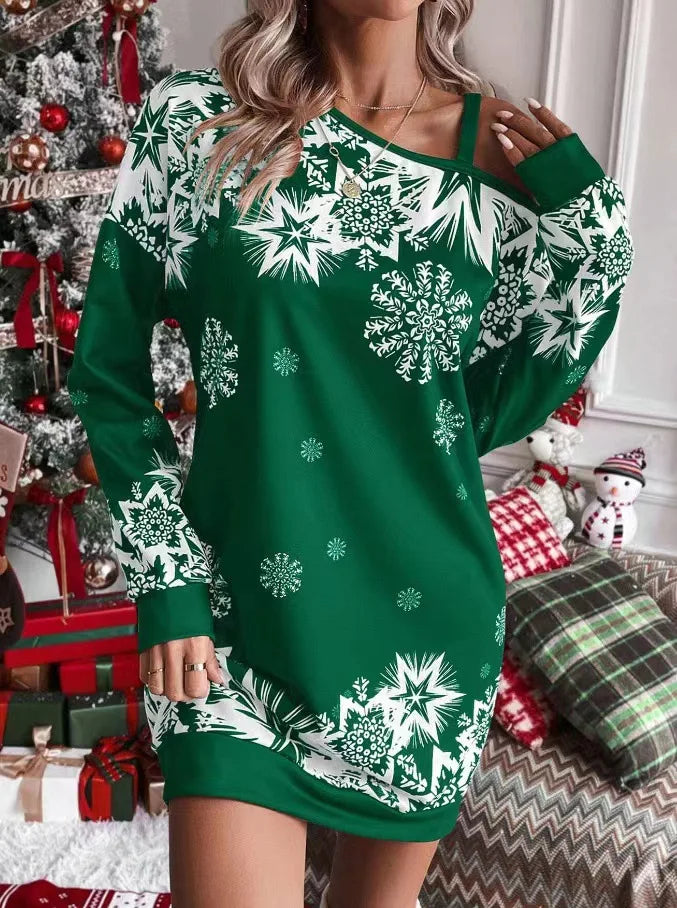 Petra Snowflake Christmas Dress