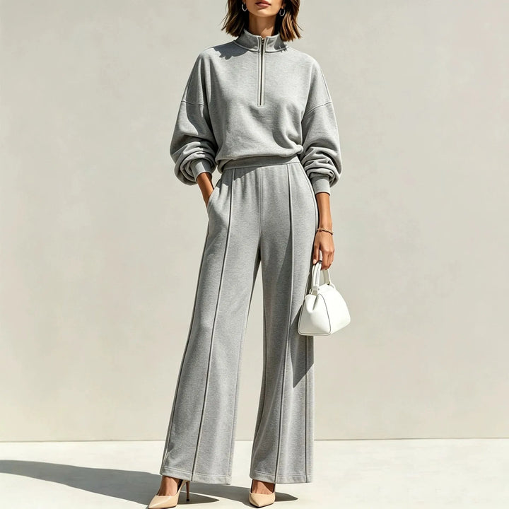 Eugenie Quarter Zip Travel Set