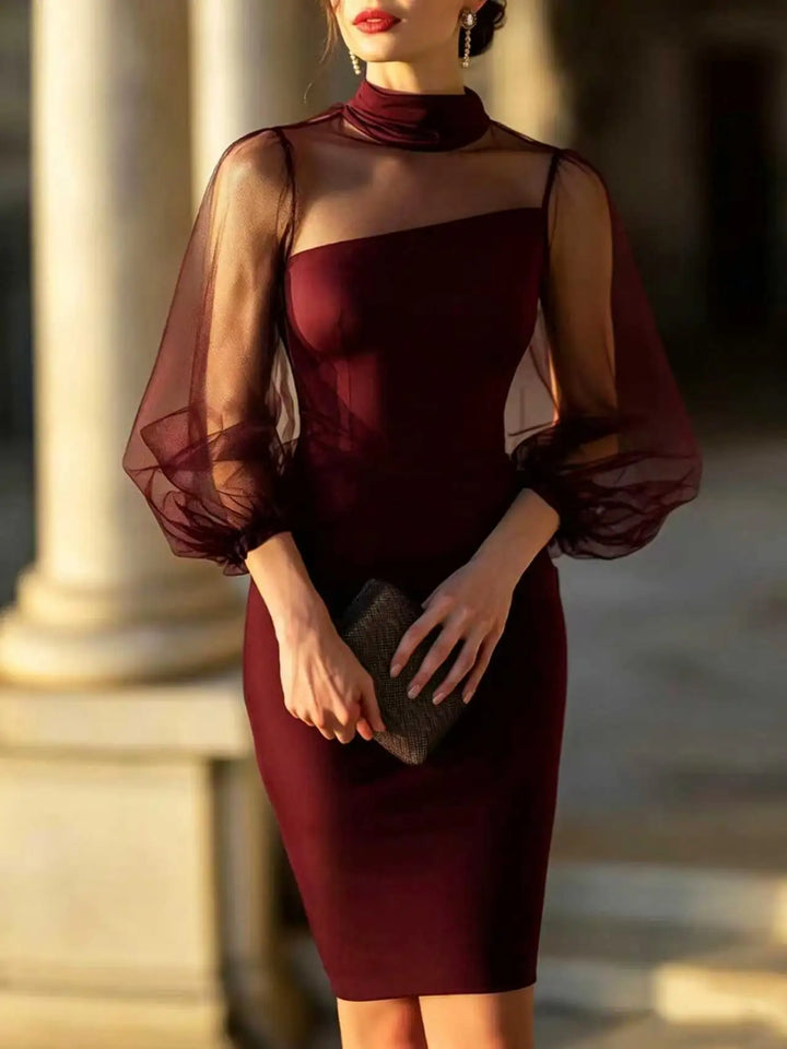 Elowen Lantern Sleeve Dress